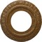 Ekena Millwork Claremont Ceiling Medallion (Canopies up to 5 5/8"), 9"OD x 4 1/2"ID x 1/2"P, Smokey Topaz Crackle CM09CLSTC - alternate 1